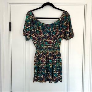 Solemio Multicolored Dress, Size Small